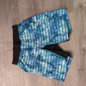 Lululemon T.H.E. Tidal Stripe Dual Lined Shorts Size Small